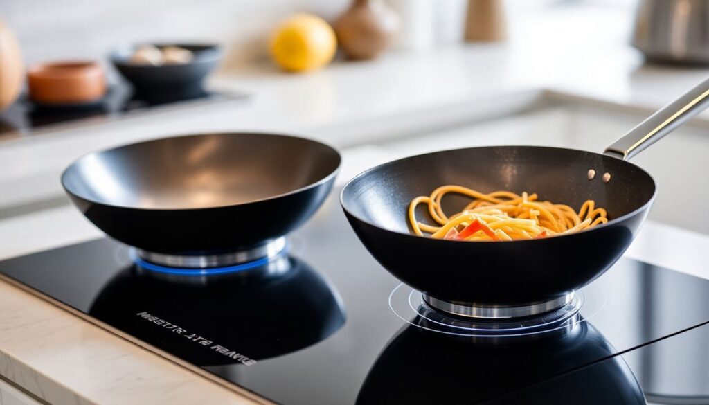 Индукционная панель и посуда WOK: совместимость - иллюстрация
