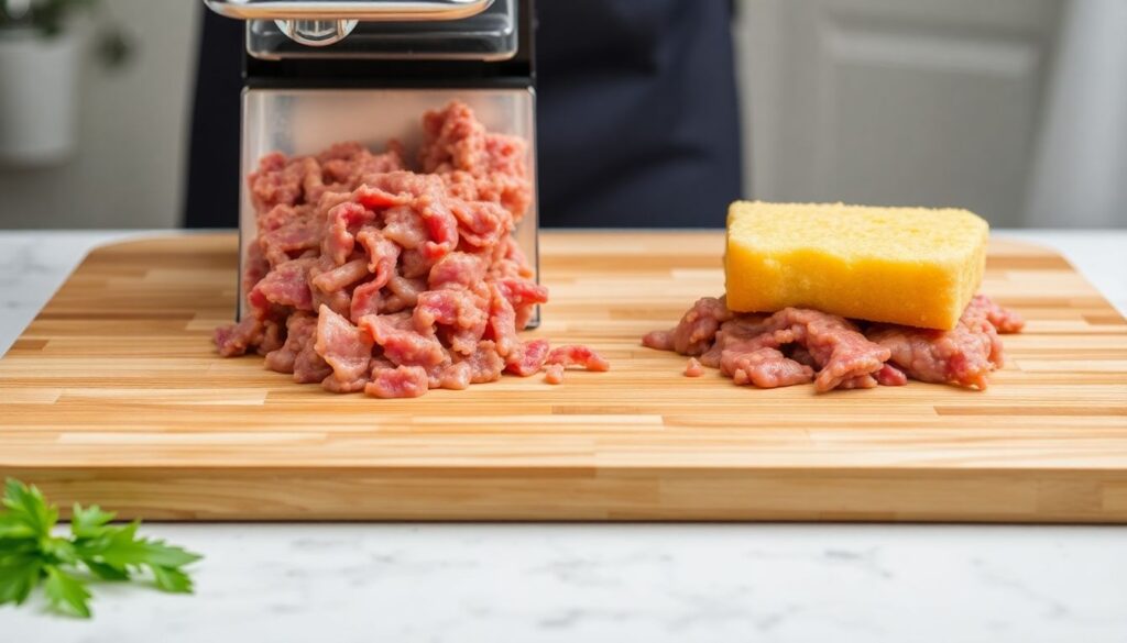 Мясорубка и защита двигателя от перегрузки - иллюстрация
