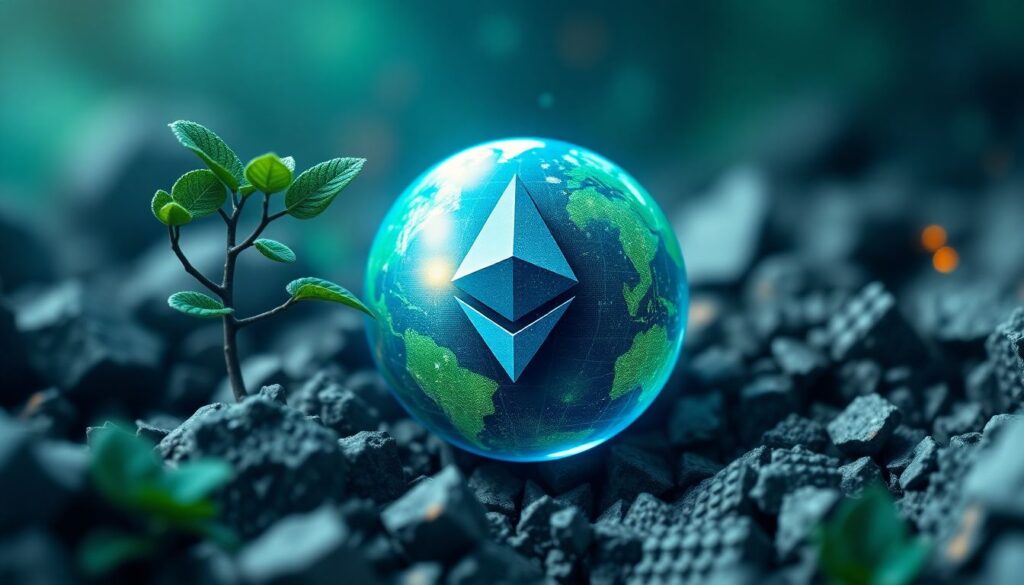 Экологические проблемы майнинга и их современные решения. - иллюстрация