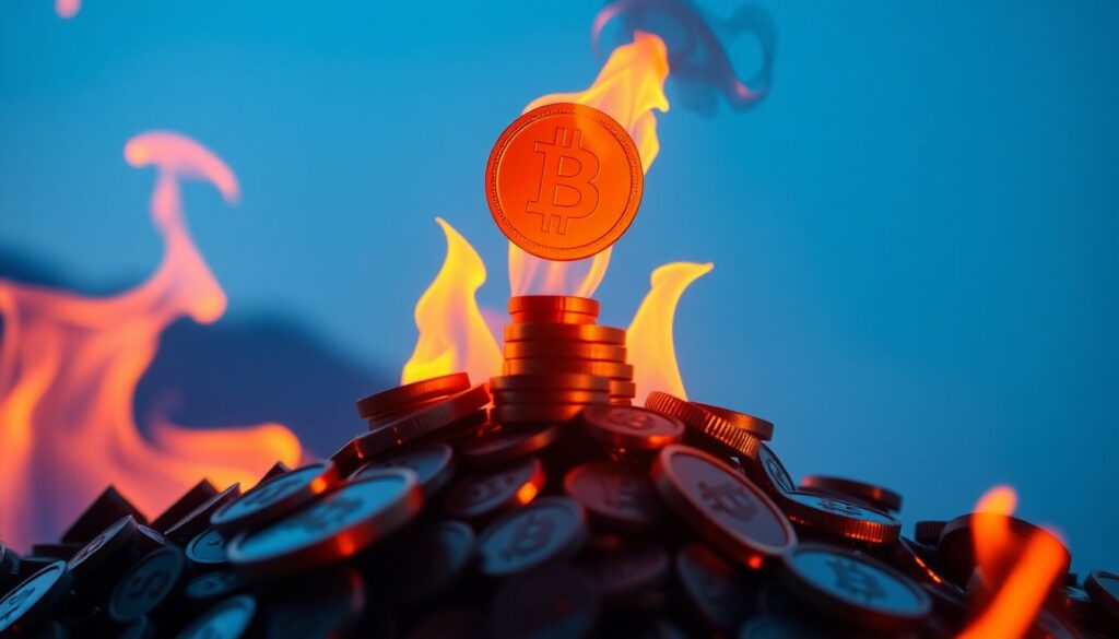 Что такое сжигание токенов и как оно влияет на цену. - иллюстрация