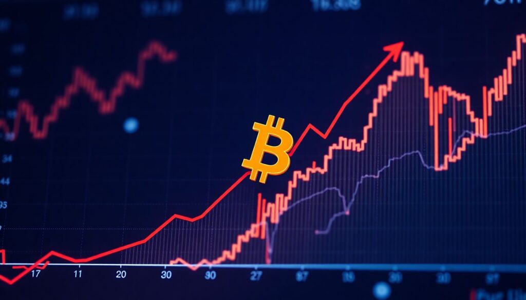 Анализ корреляции биткоина с фондовым рынком. - иллюстрация