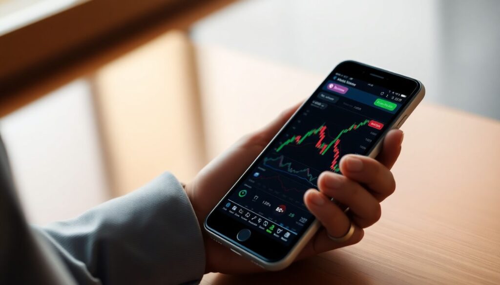 Лучшие мобильные приложения для торговли криптовалютой. - иллюстрация