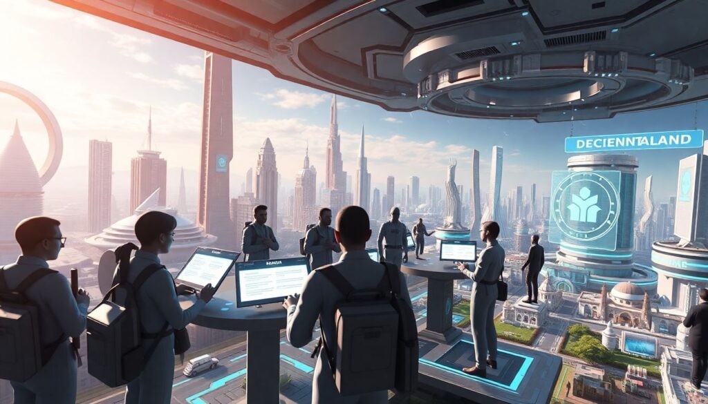 Обзор криптовалюты Decentraland (MANA) и ее метавселенной. - иллюстрация