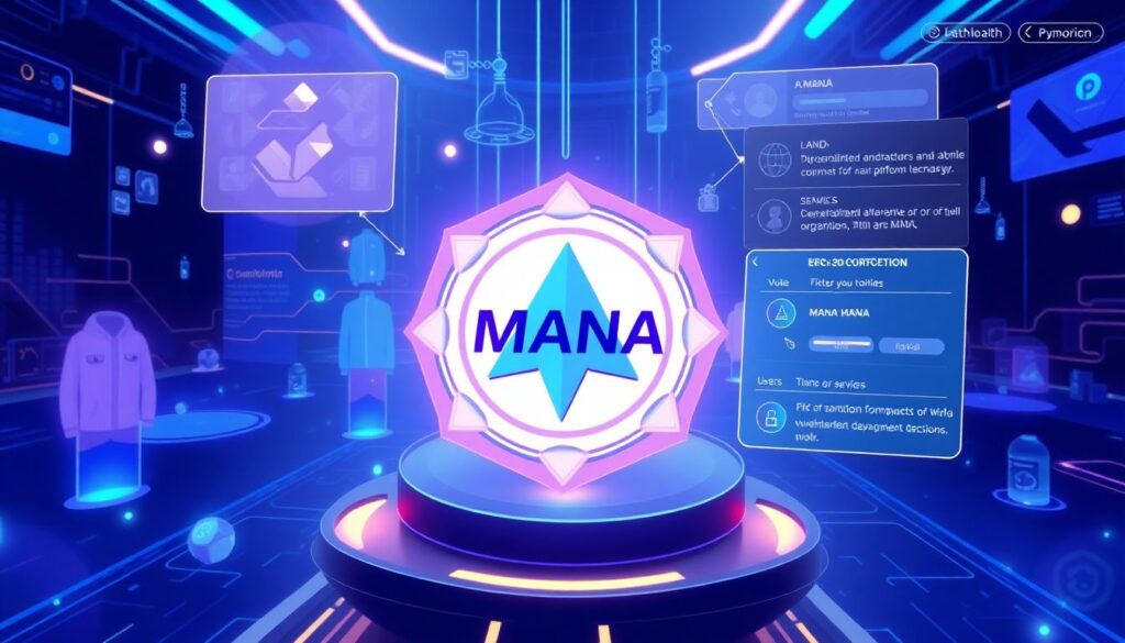 Обзор криптовалюты Decentraland (MANA) и ее метавселенной. - иллюстрация