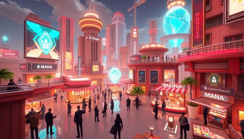 Обзор криптовалюты Decentraland (MANA) и ее метавселенной. - иллюстрация