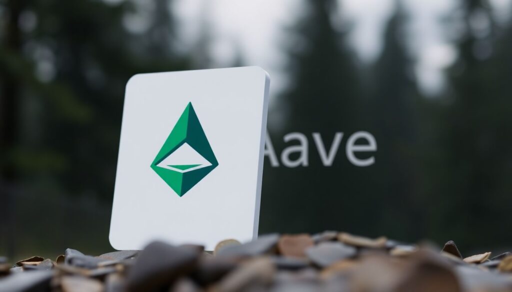 Обзор криптовалюты Aave (AAVE) и протокола кредитования. - иллюстрация