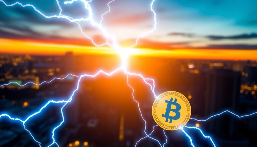 Как работает Lightning Network в сети Bitcoin и решает проблему масштабируемости. - иллюстрация