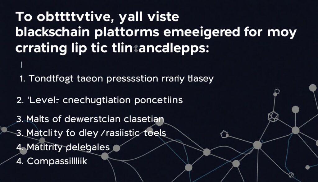Лучшие блокчейн-платформы для создания децентрализованных приложений (dApps). - иллюстрация