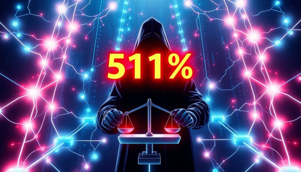 Что такое атака 51% и каким блокчейнам она реально угрожает. - иллюстрация