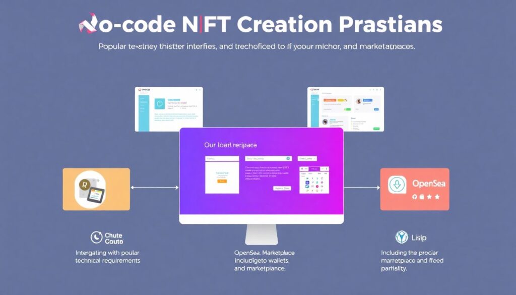 Лучшие инструменты для создания NFT без навыков программирования. - иллюстрация