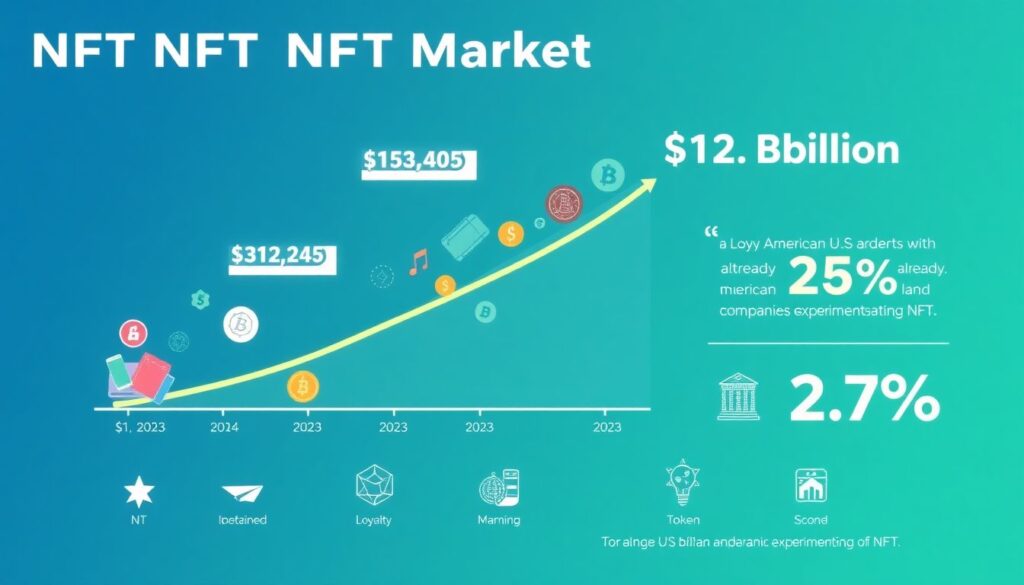 Как NFT используются в программах лояльности для клиентов. - иллюстрация