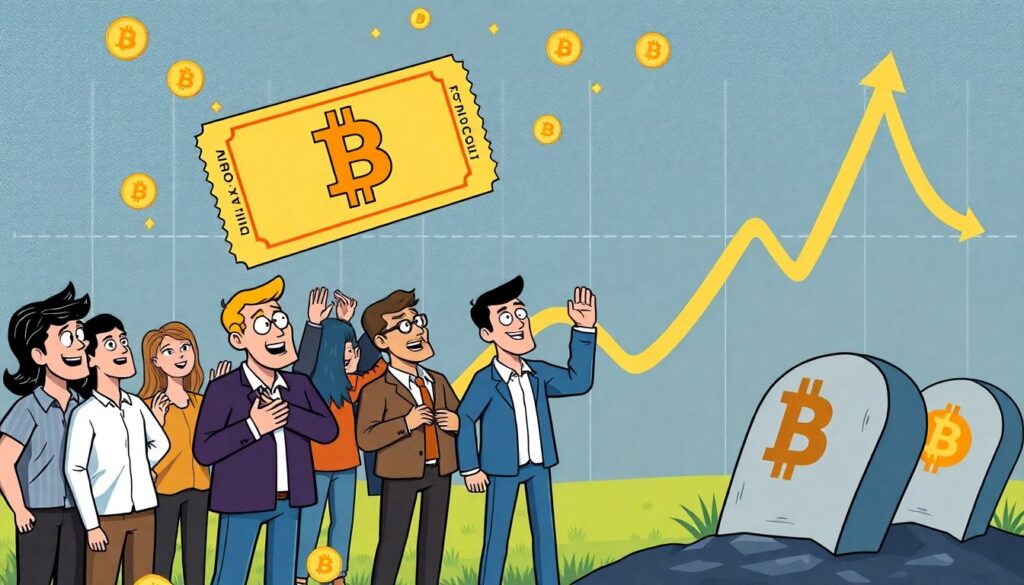 Взлеты и падения цены биткоина: исторический обзор циклов. - иллюстрация