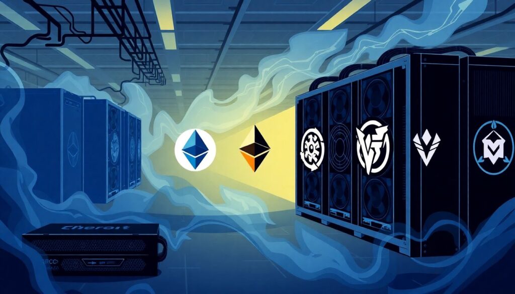 Как изменился майнинг после The Merge в сети Ethereum. - иллюстрация