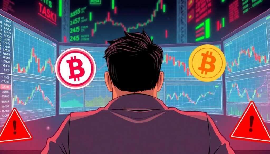 Самые распространенные ошибки в крипто-трейдинге и как их избежать. - иллюстрация