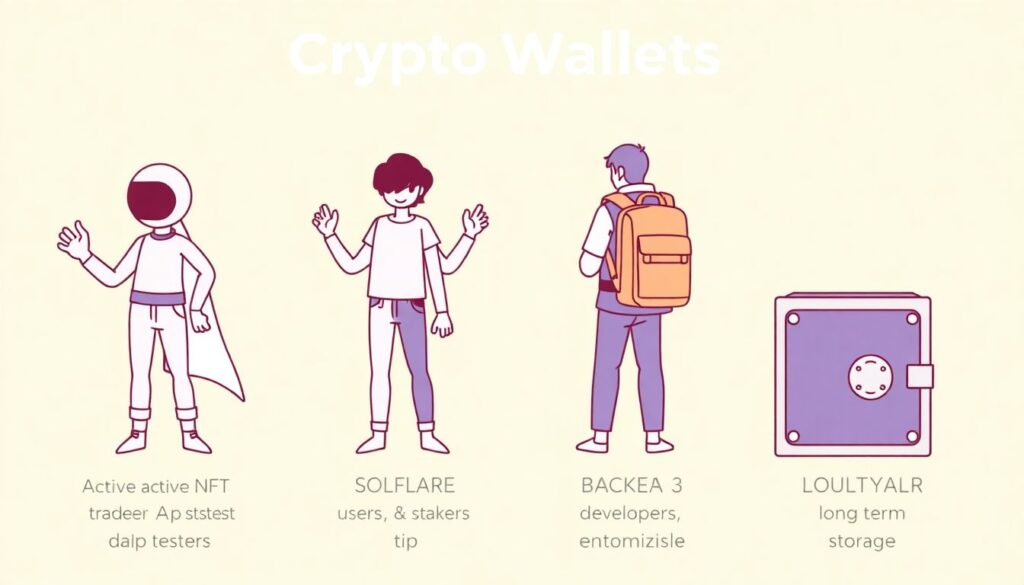 Лучшие кошельки для сети Solana. - иллюстрация