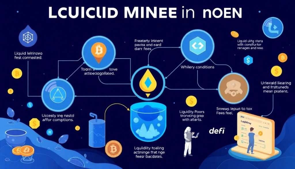 Что такое жидкий майнинг и как он работает. - иллюстрация