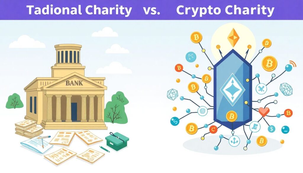 Как криптовалюты меняют сферу благотворительности. - иллюстрация