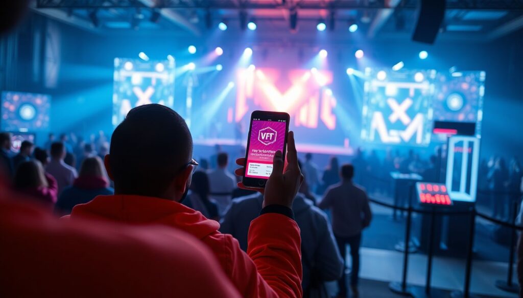 Как NFT могут изменить музыкальные фестивали и концерты. - иллюстрация