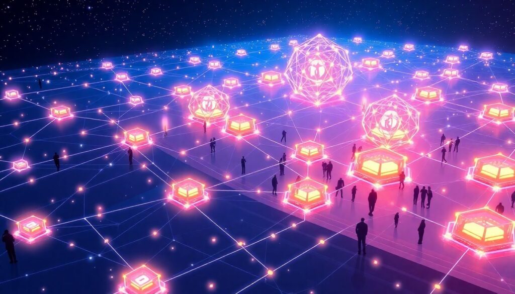 Лучшие DeFi-протоколы на блокчейне Polygon. - иллюстрация