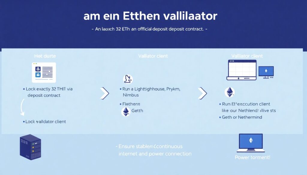 Как работает стейкинг на Ethereum: полное руководство для валидаторов. - иллюстрация