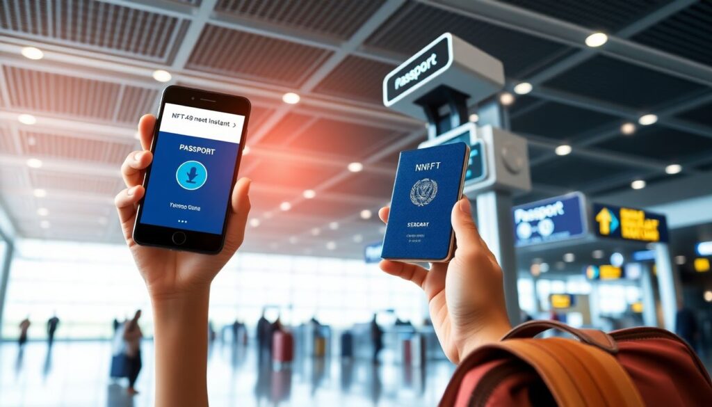 NFT как цифровой паспорт: возможности и риски для будущего. - иллюстрация