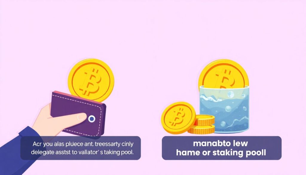 Что такое холодный стейкинг и его преимущества. - иллюстрация