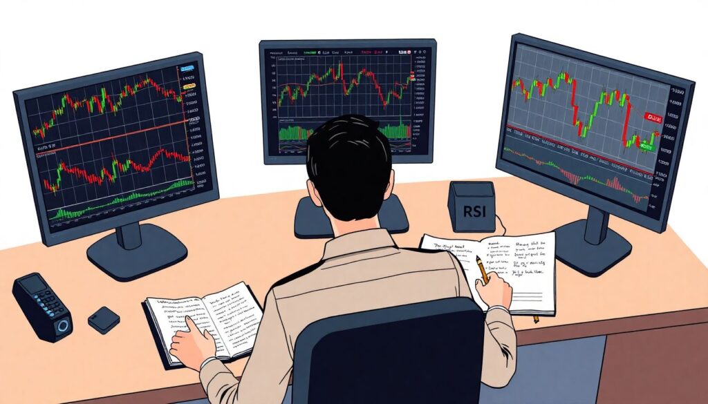 Как использовать индекс относительной силы (RSI) для определения разворотов тренда. - иллюстрация