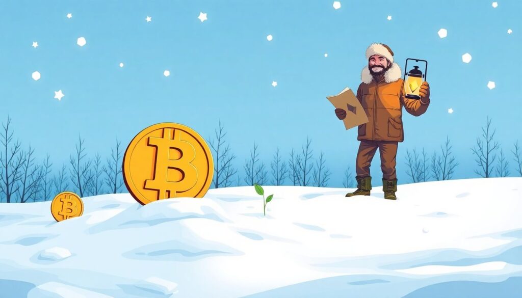 Как пережить крипто-зиму: советы от опытных инвесторов. - иллюстрация