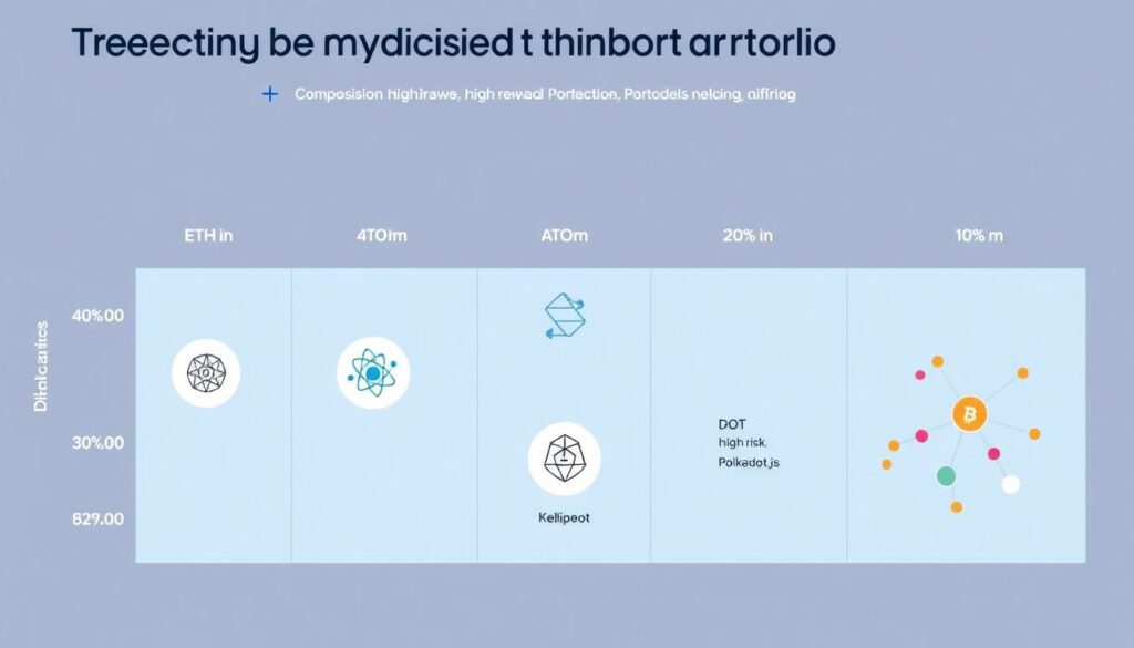 Сравнение доходности стейкинга различных криптовалют. - иллюстрация