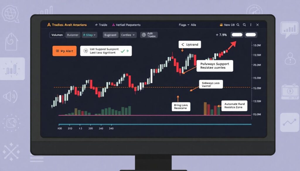 Как использовать уровни поддержки и сопротивления в торговле криптовалютами. - иллюстрация
