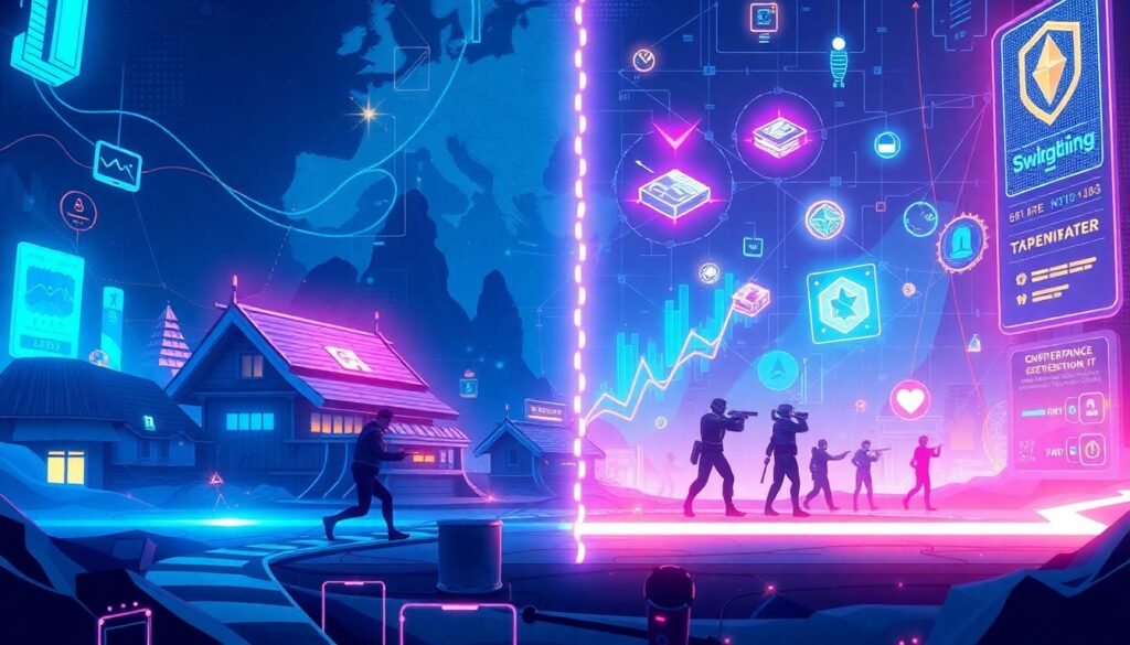 Как криптовалюты меняют традиционную игровую экономику. - иллюстрация