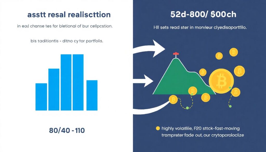 Как правильно перераспределять активы в крипто-портфеле. - иллюстрация