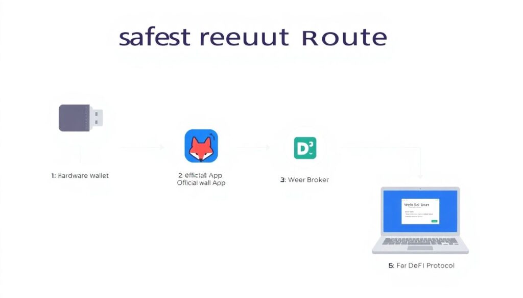 Как безопасно использовать аппаратные кошельки с DeFi-протоколами. - иллюстрация