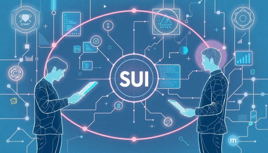 Обзор криптовалюты Sui (SUI) и ее языка программирования Move. - иллюстрация