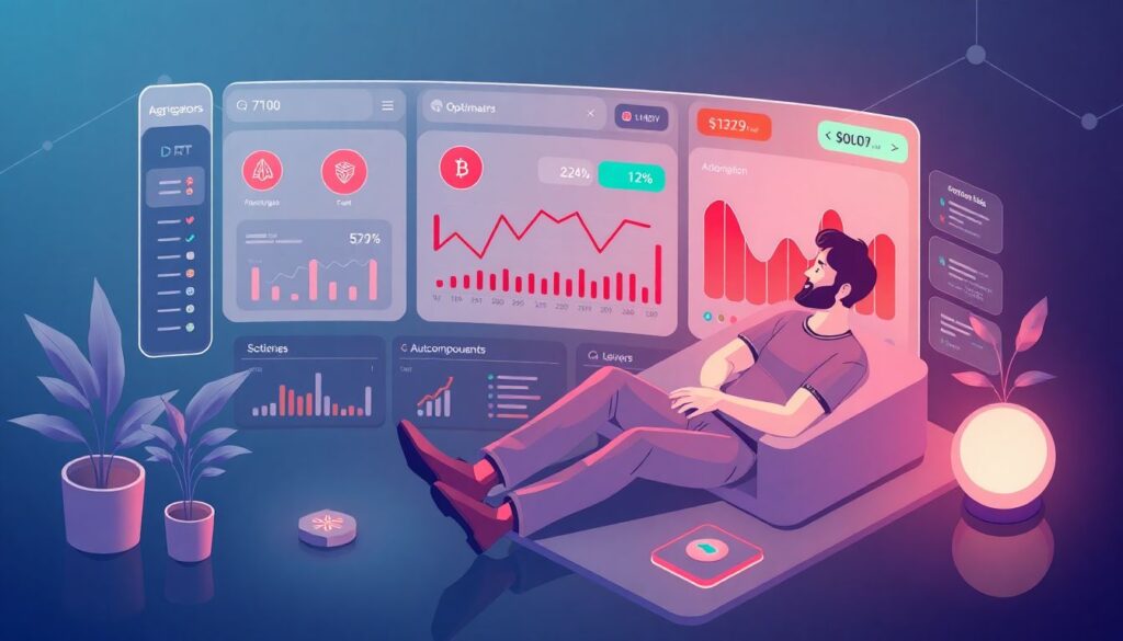 Лучшие DeFi-протоколы на блокчейне Optimism. - иллюстрация