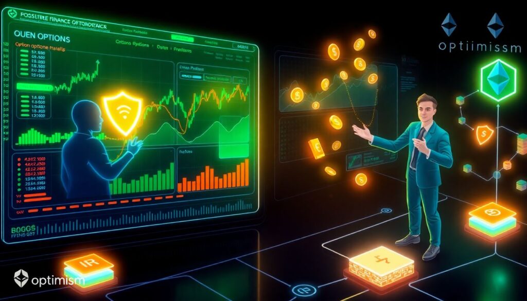 Лучшие DeFi-протоколы на блокчейне Optimism. - иллюстрация
