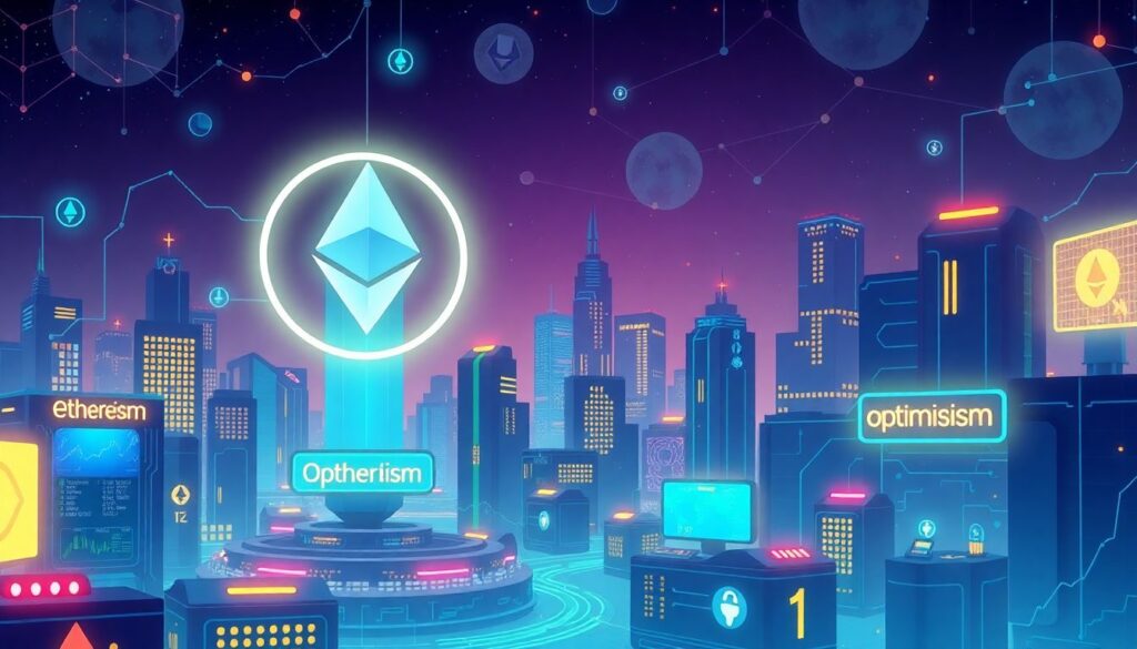 Обзор криптовалюты Optimism (OP) и ее экосистемы. - иллюстрация