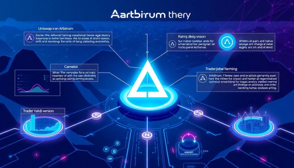 Лучшие DeFi-протоколы на блокчейне Arbitrum. - иллюстрация