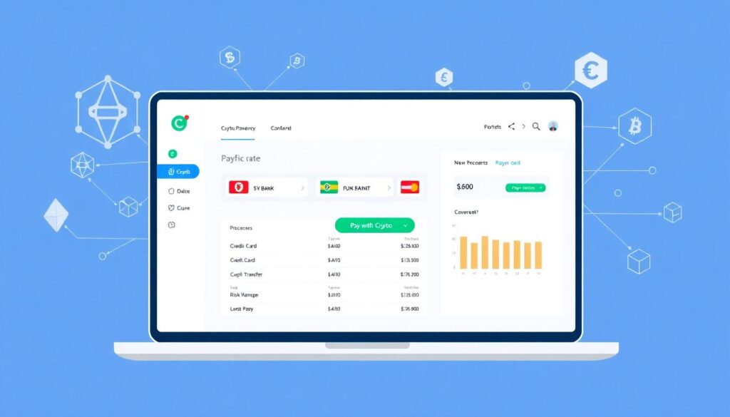 Будущее трансграничных платежей с использованием криптовалют. - иллюстрация