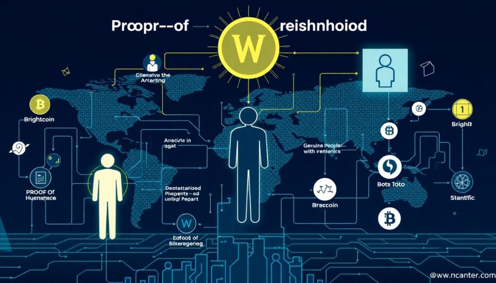 Обзор криптовалюты Worldcoin (WLD) и сканирования сетчатки глаза. - иллюстрация