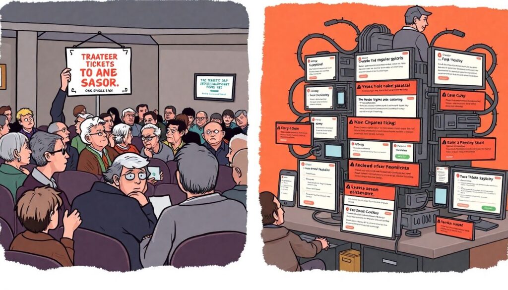 Как NFT меняют систему продажи билетов на спортивные матчи. - иллюстрация