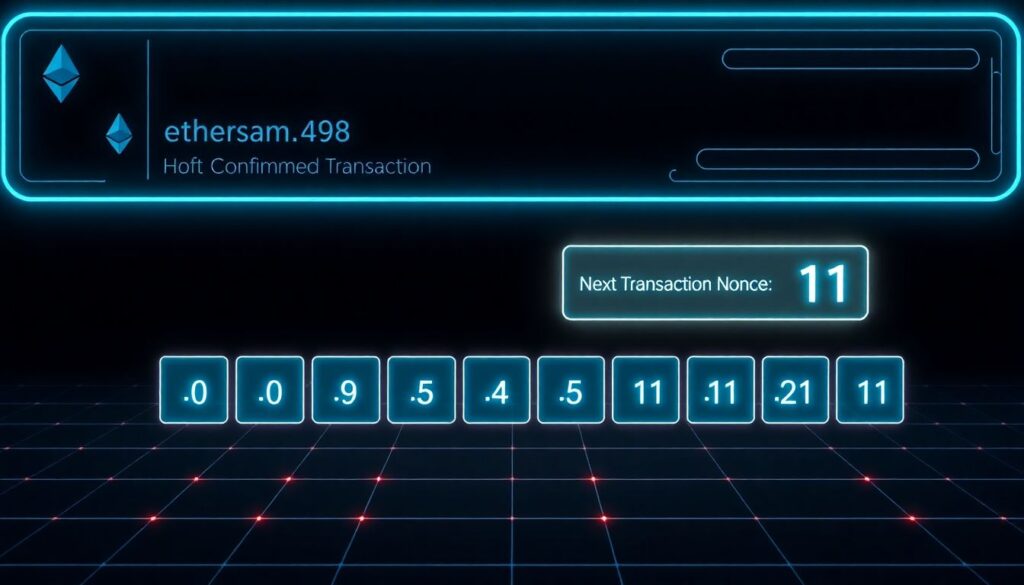Что такое nonce в транзакции Ethereum и зачем он нужен. - иллюстрация