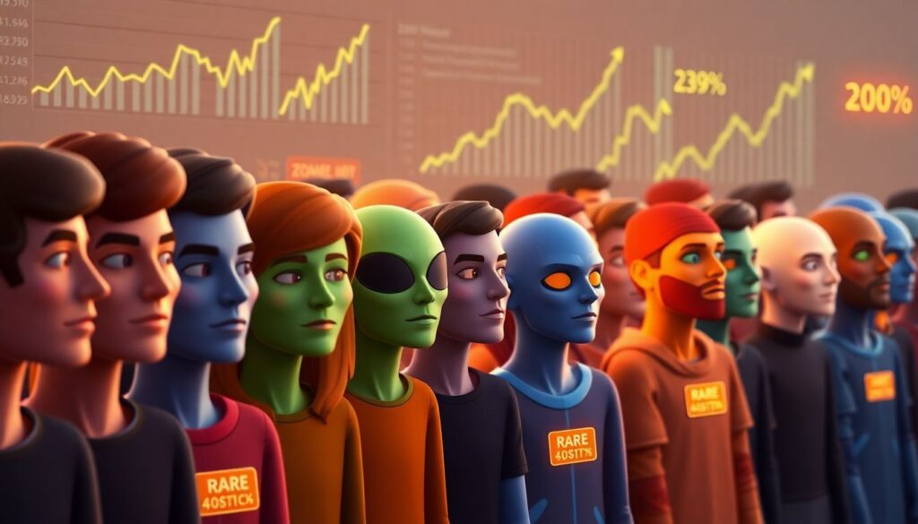 История успеха CryptoPunks: от эксперимента до легенды NFT-рынка. - иллюстрация