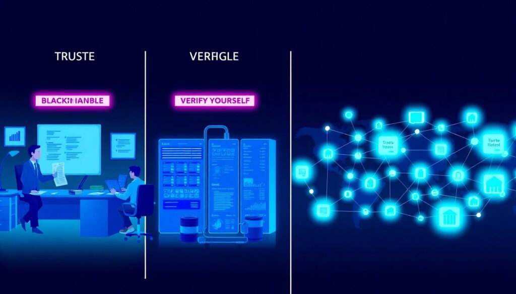 Как блокчейн может помочь в отслеживании происхождения товаров. - иллюстрация