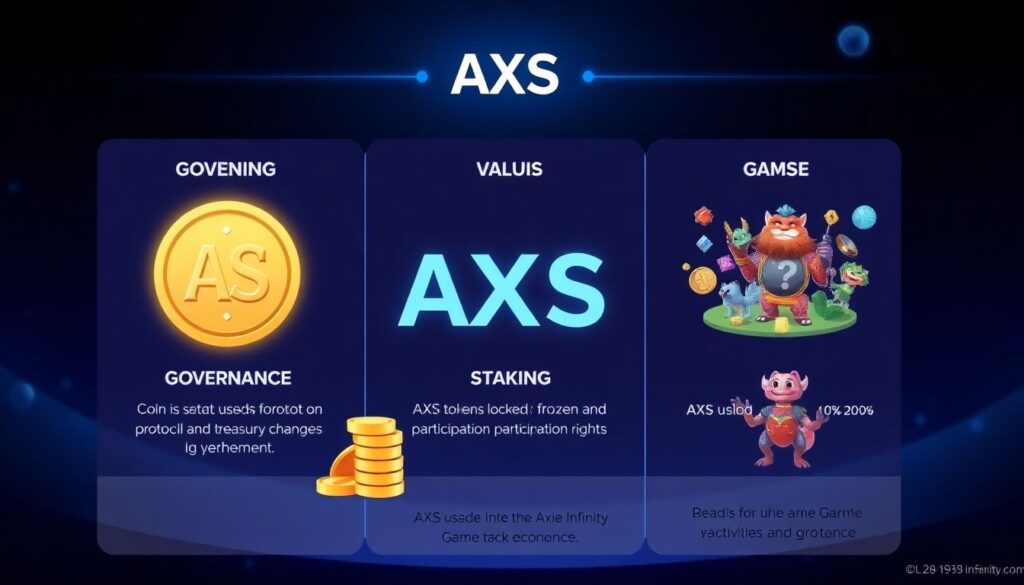 Обзор криптовалюты Axie Infinity (AXS) и ее экономической модели. - иллюстрация