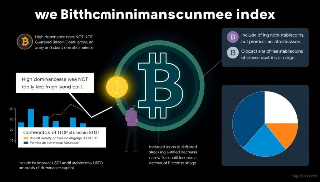 Что такое индекс доминирования биткоина и что он показывает инвестору. - иллюстрация