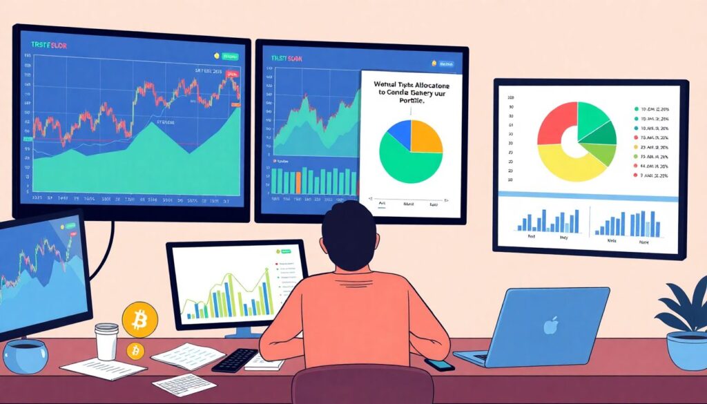 Лучшие инструменты для автоматического ребалансирования крипто-портфеля. - иллюстрация